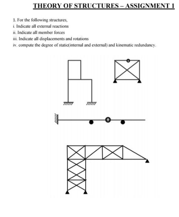 1. For the following structures, i. Indicate | StudyX