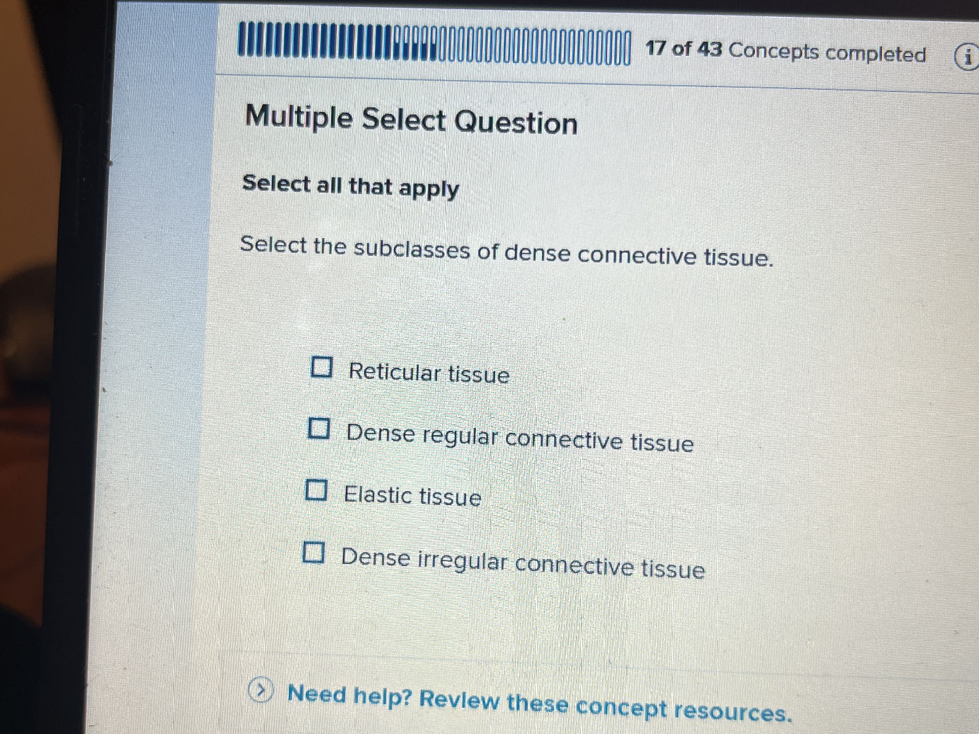 Multiple Select Question Select all that | StudyX