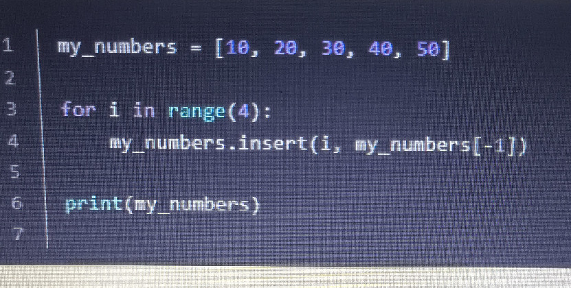 What is the output of the following Python | StudyX