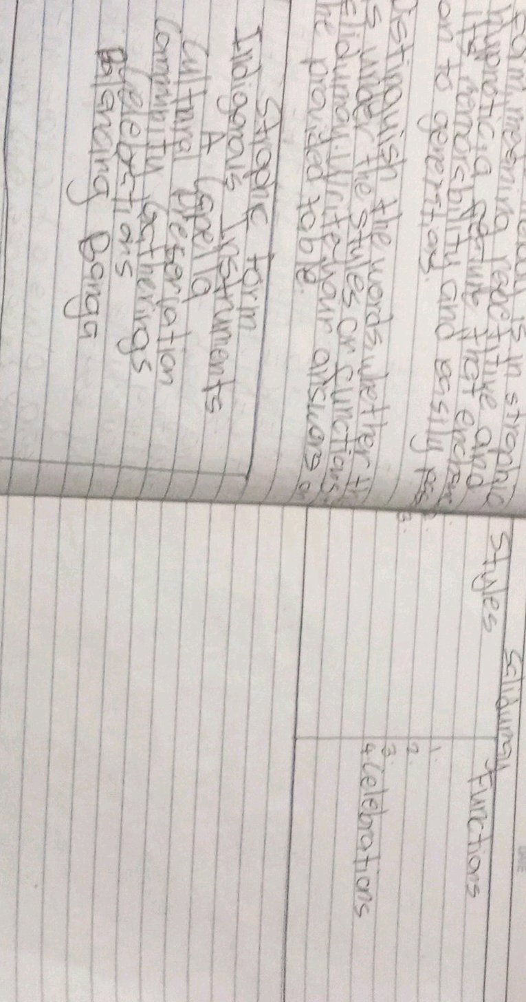 Distinguish the words, whether they are | StudyX