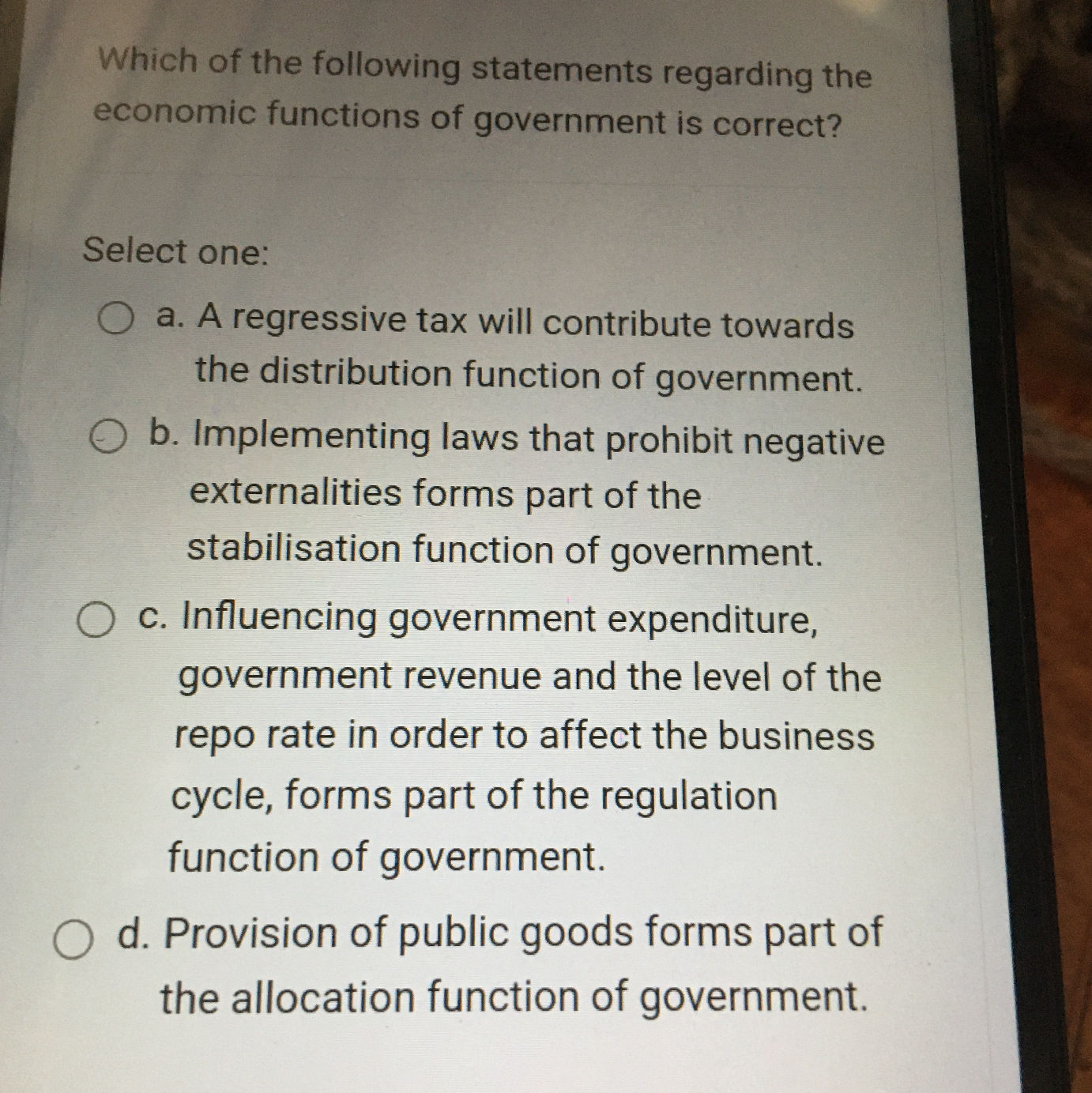 Which of the following statements regarding | StudyX