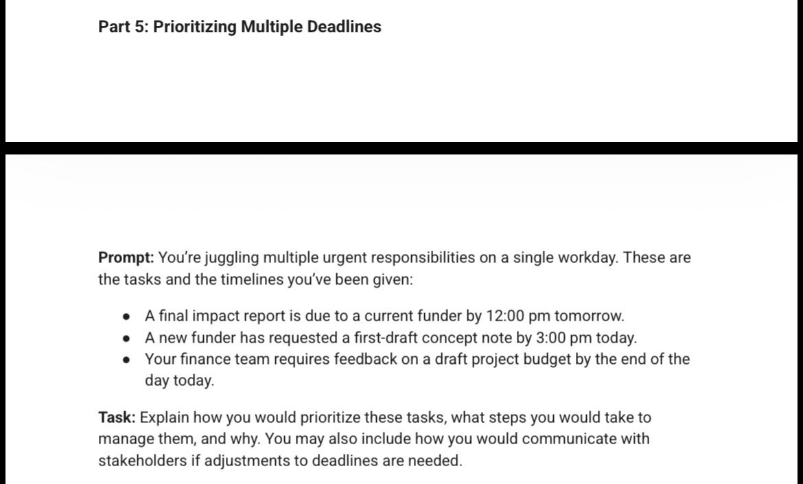 Image showcasing Part 5: Prioritizing Multiple Deadlines | StudyX