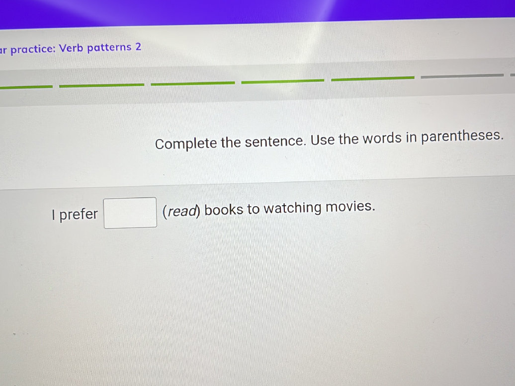 Complete the sentence. Use the words in | StudyX