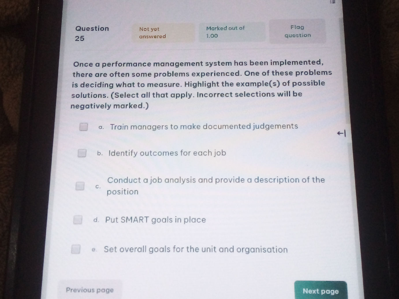 Once a performance management system has | StudyX