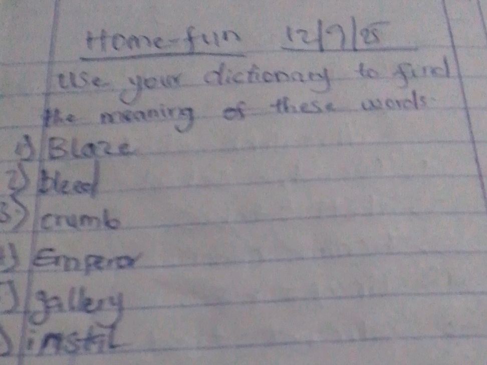 Use your dictionary to find the meaning of | StudyX
