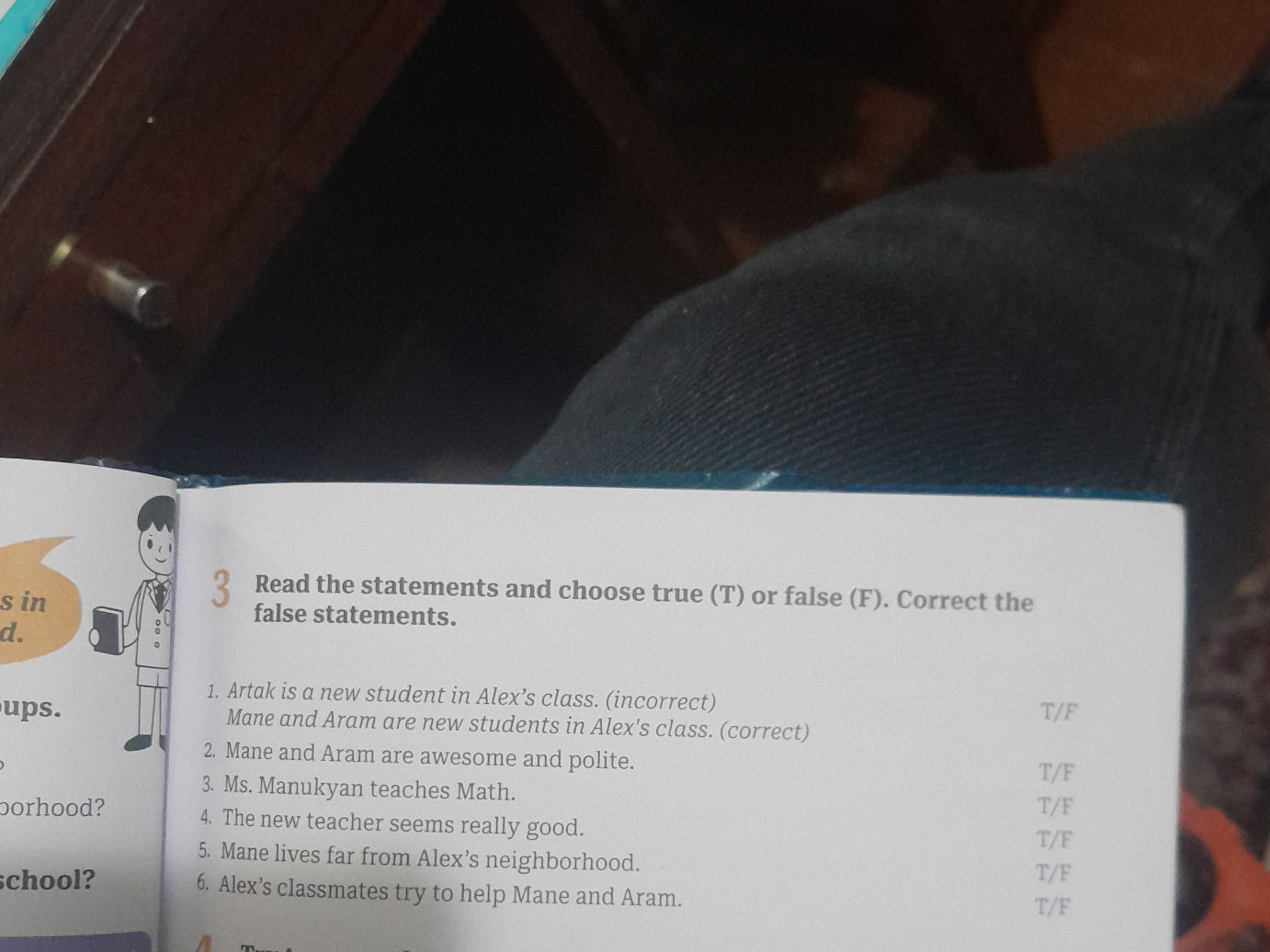 Read the statements and choose true (T) or | StudyX