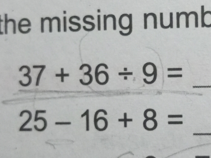 39x25 Math Problem Math problems with order of operations | StudyX