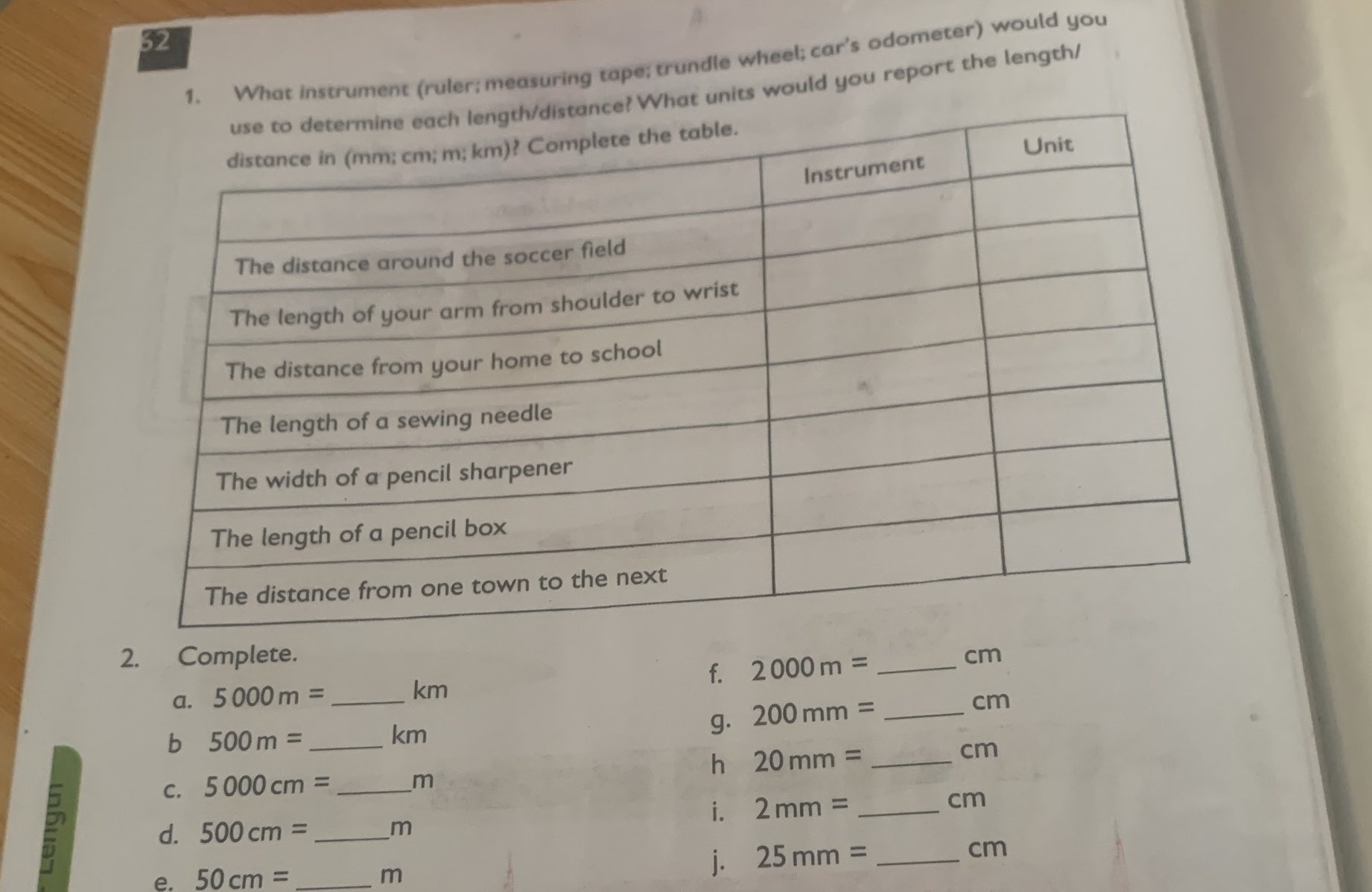 What instrument (ruler; measuring tape; | StudyX
