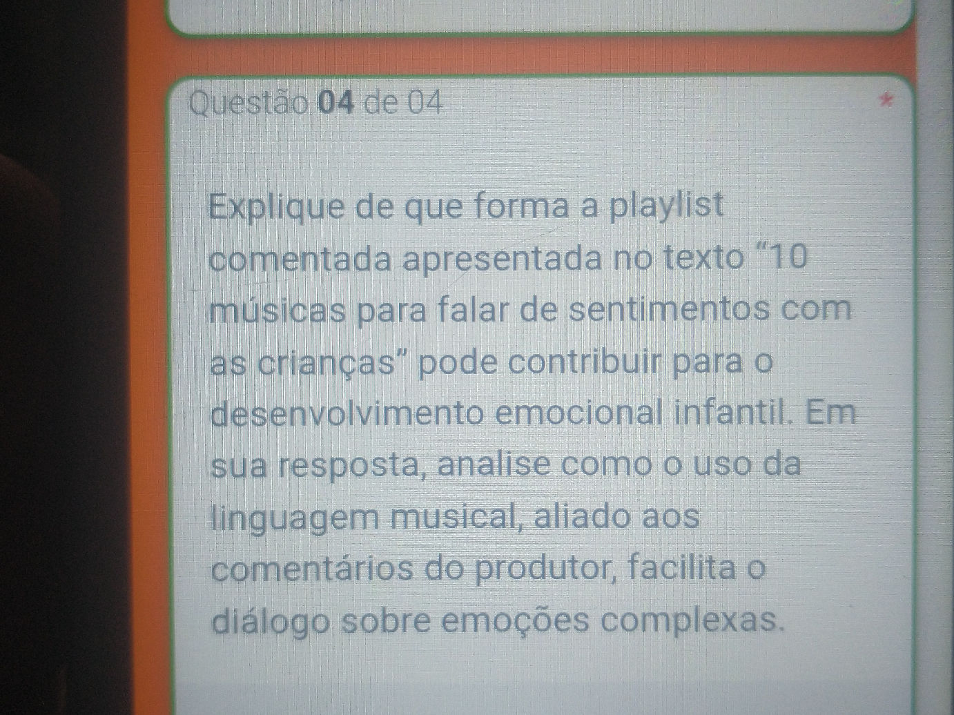 Explique de que forma a playlist comentada | StudyX