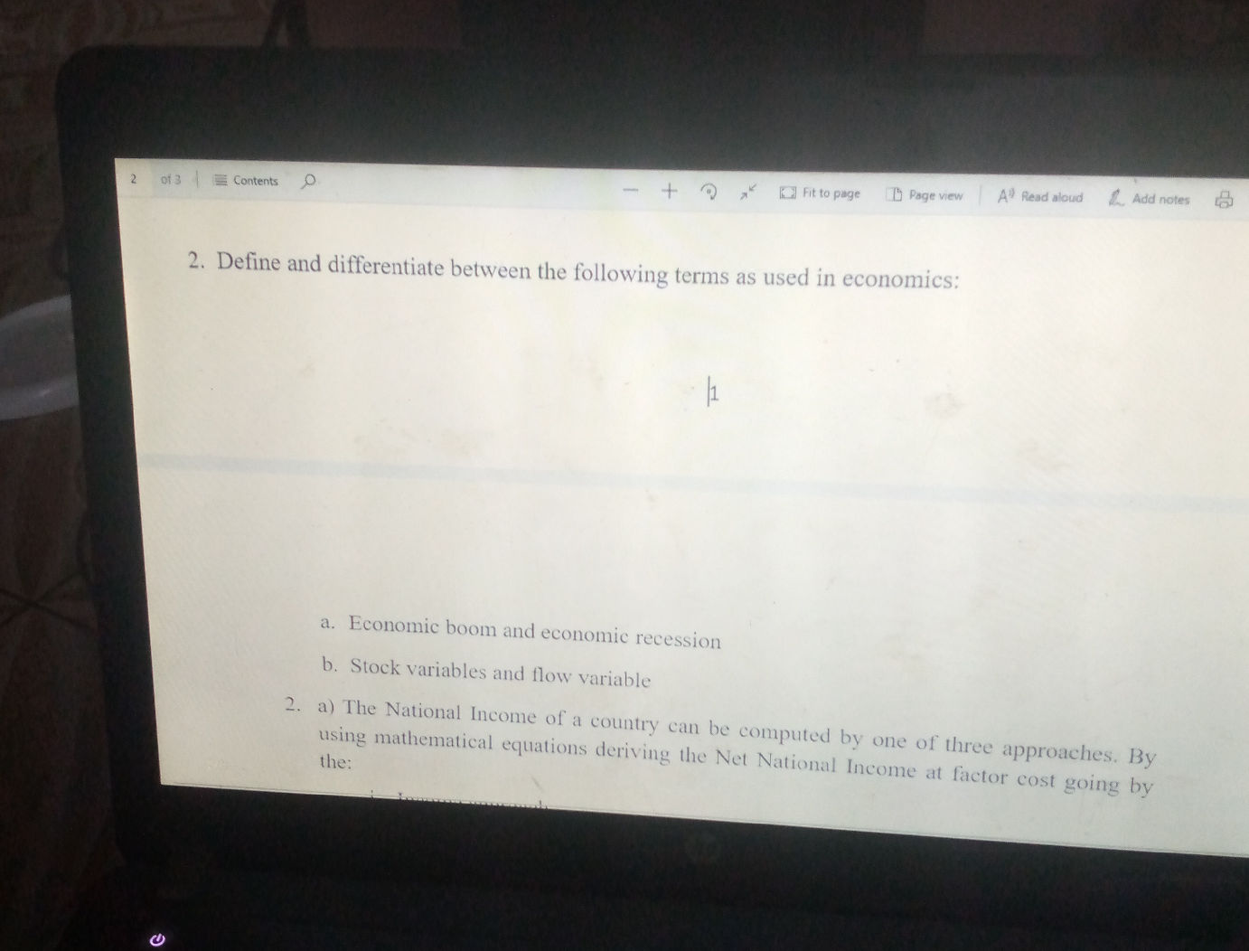 2. Define and differentiate between the | StudyX