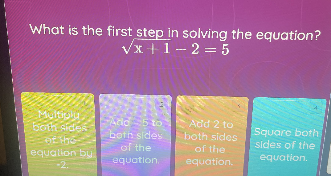 What is the first step in solving the | StudyX