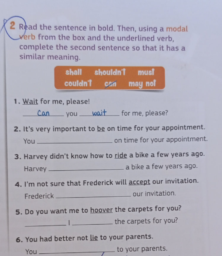 Read the sentence in bold. Then, using a | StudyX