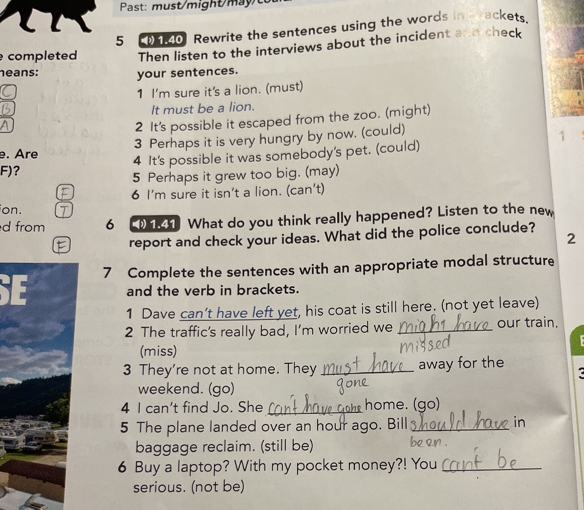 5 Rewrite the sentences using the words in | StudyX