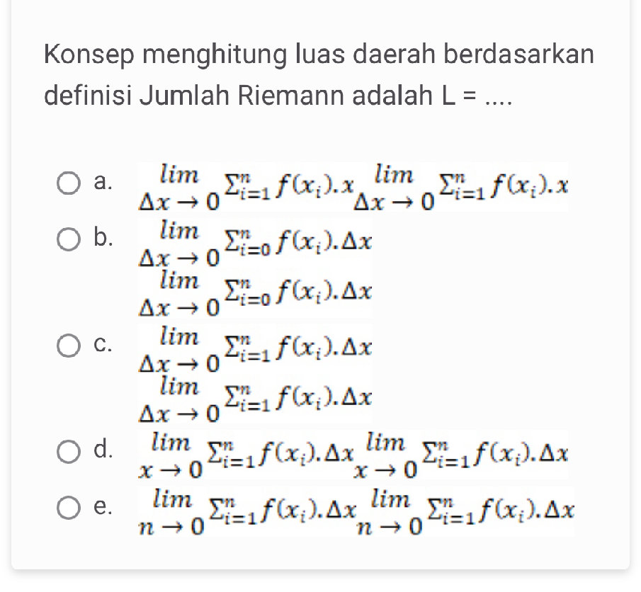 Konsep menghitung luas daerah berdasarkan | StudyX