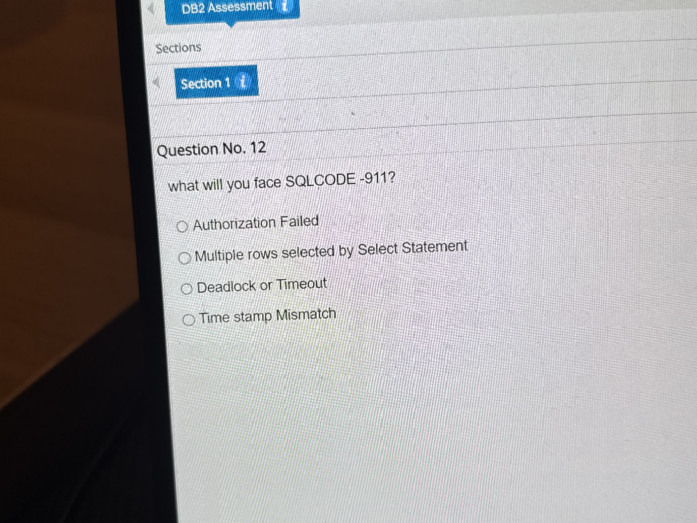 what will you face SQLCODE -911? | StudyX