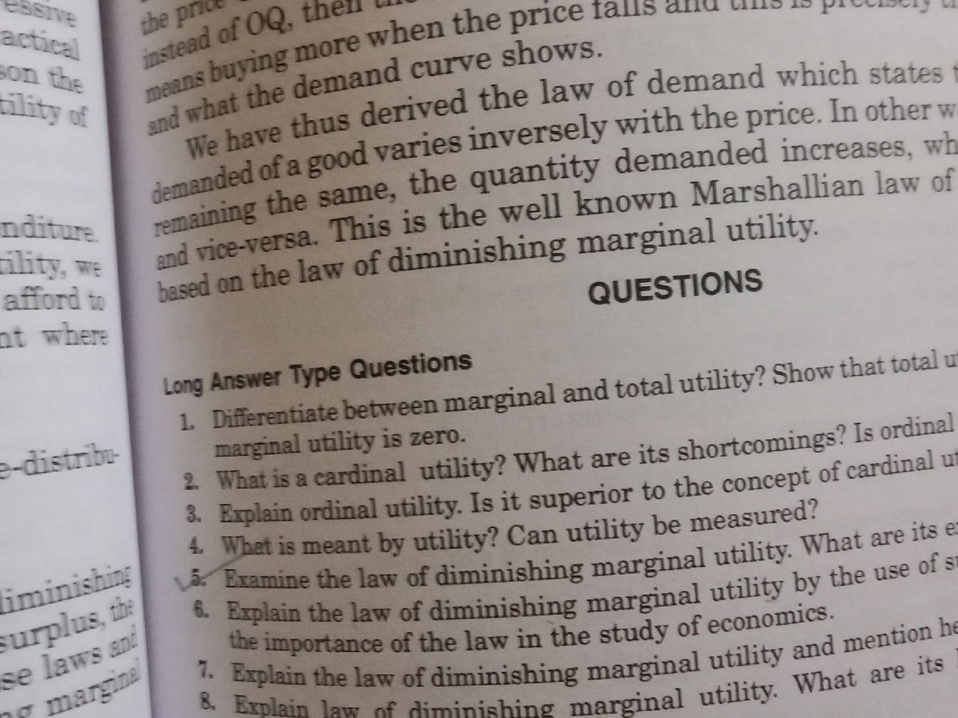 Long Answer Type Questions 1. Differentiate | StudyX