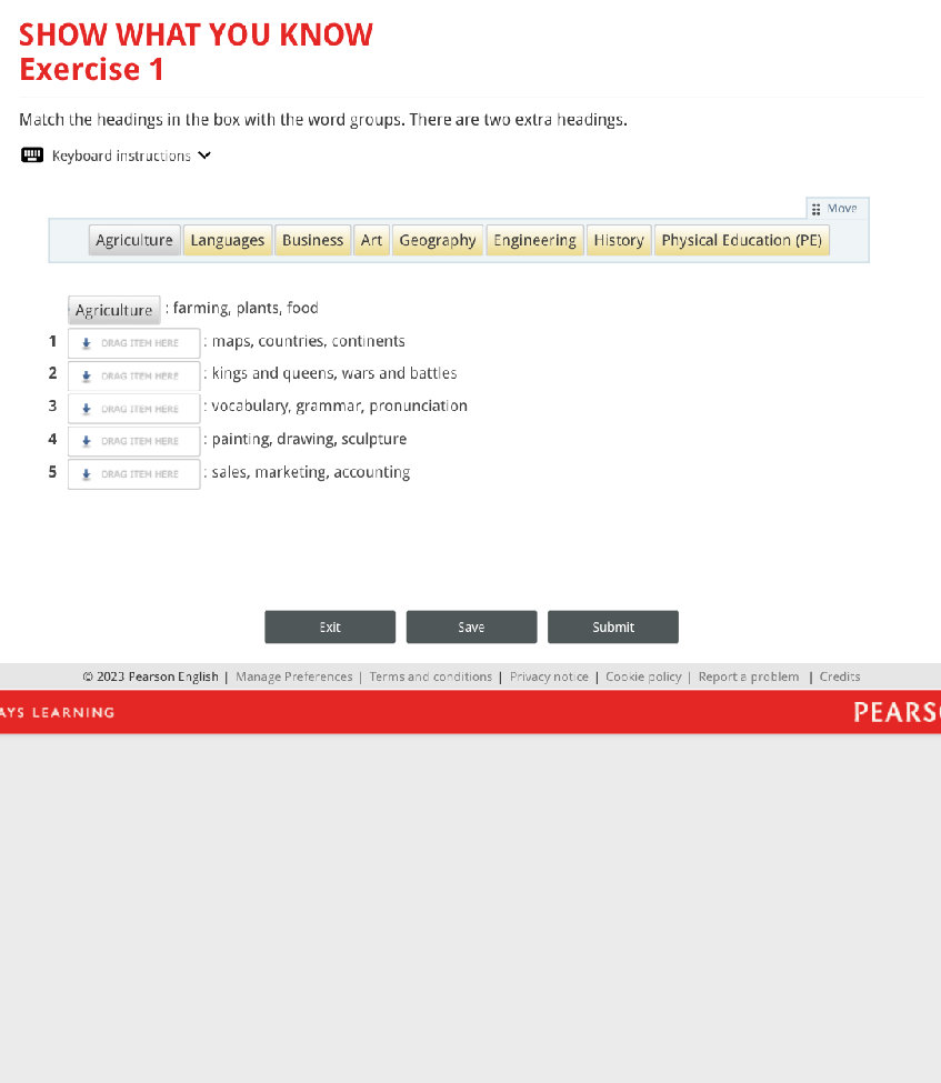 Match the headings in the box with the word | StudyX