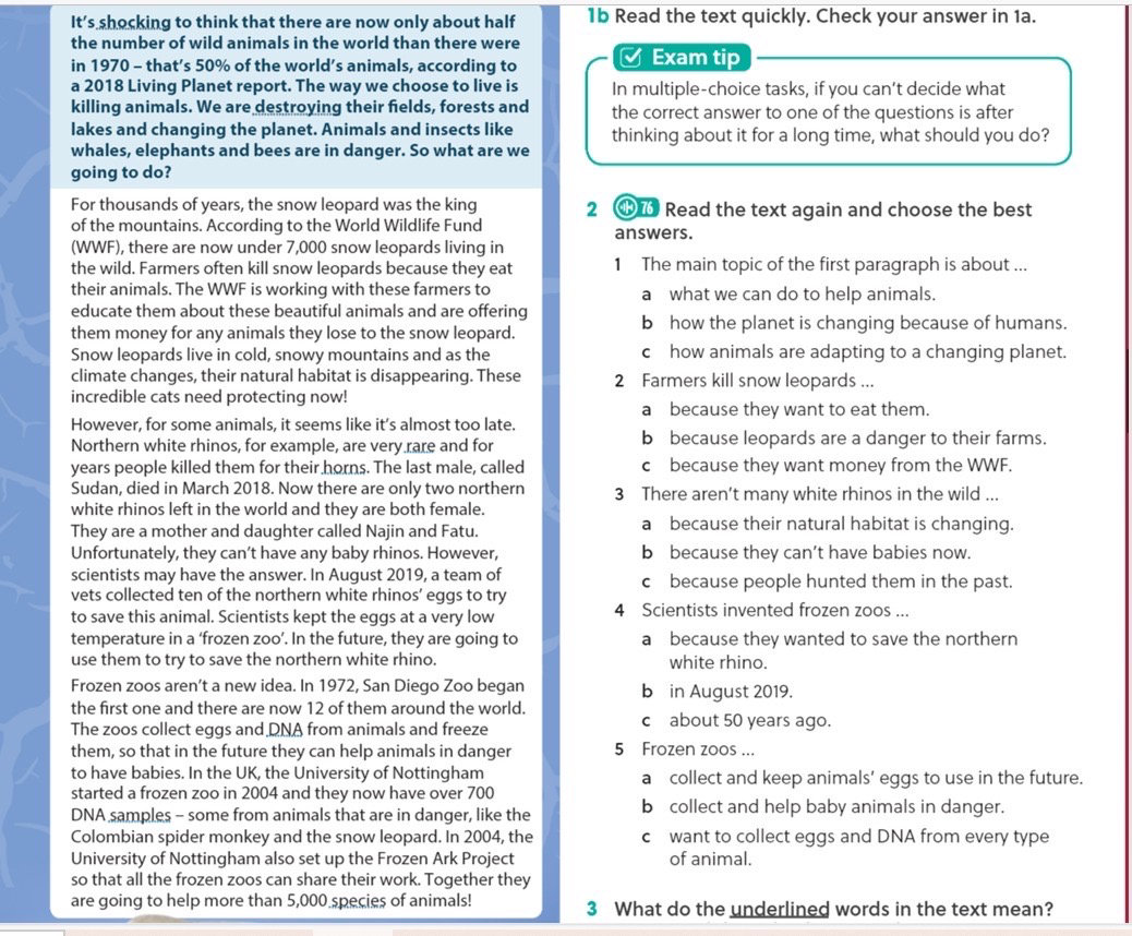 2 Read the text again and choose the best | StudyX