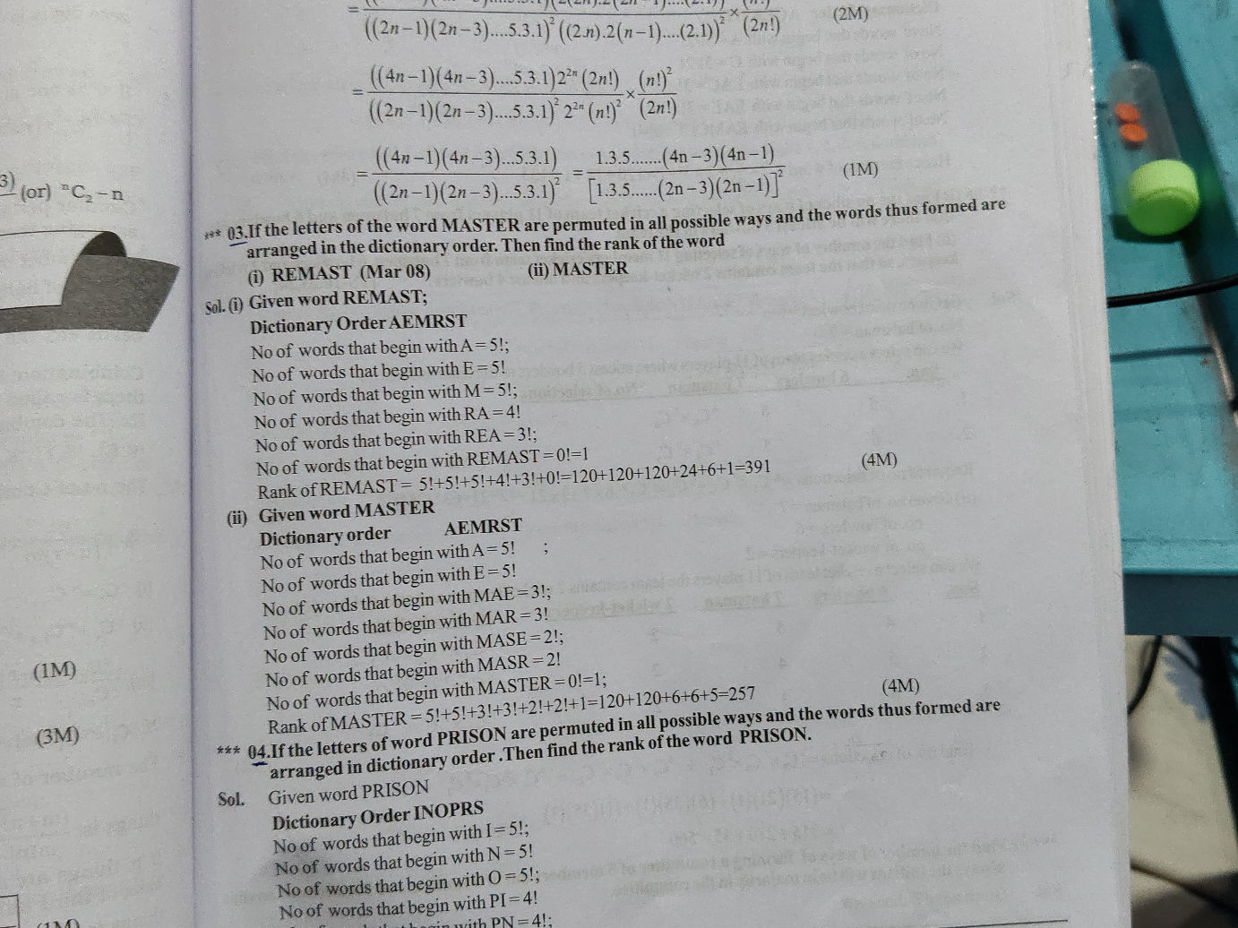 If the letters of the word MASTER are | StudyX