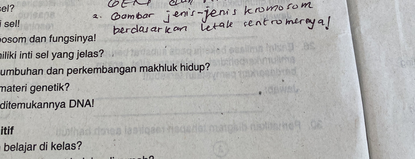 Gambar jenis-jenis kromosom berdasarkan | StudyX