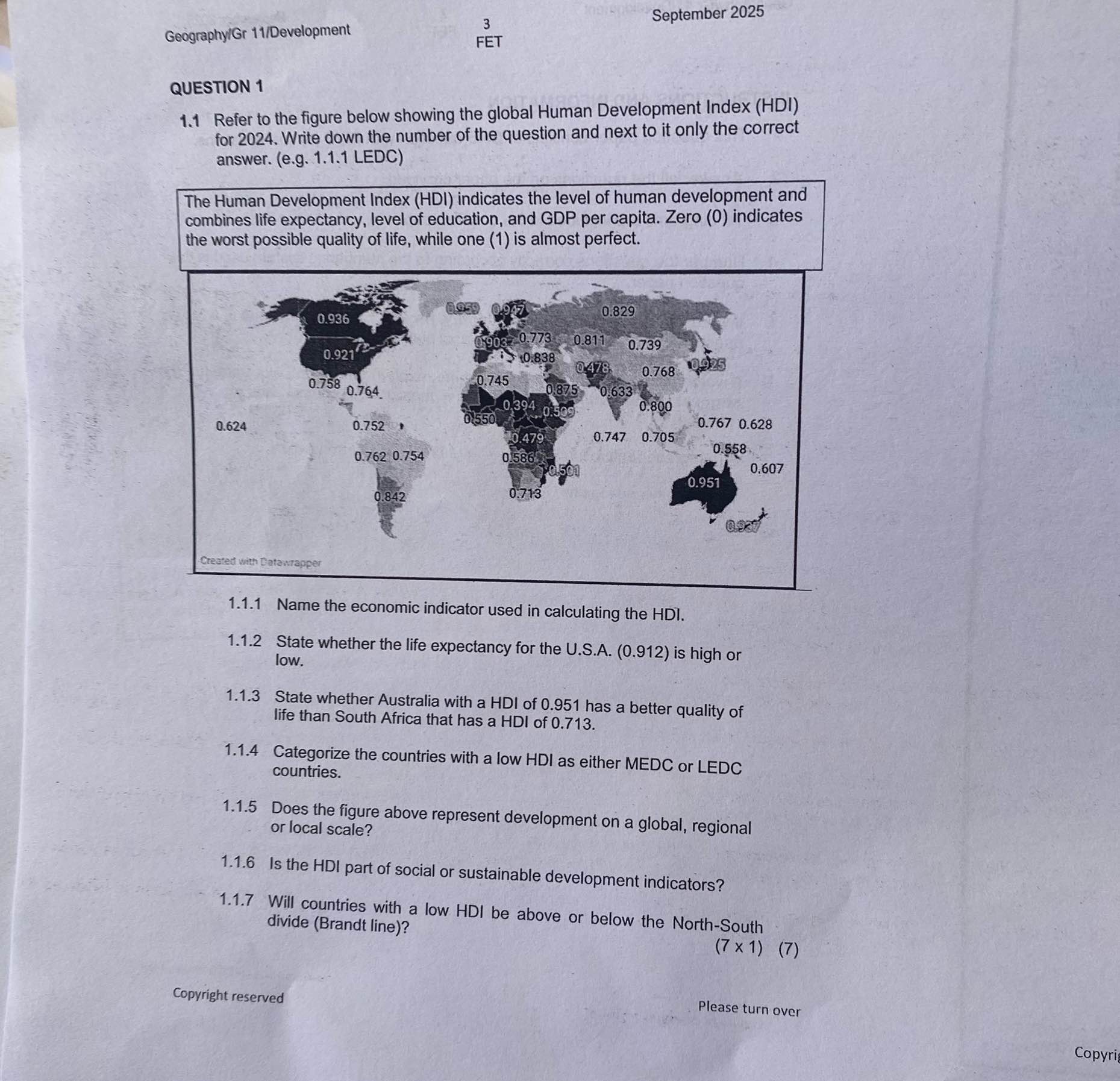 Refer to the figure below showing the global | StudyX