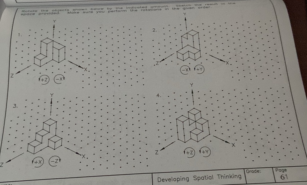 Rotate the objects shown below by the | StudyX