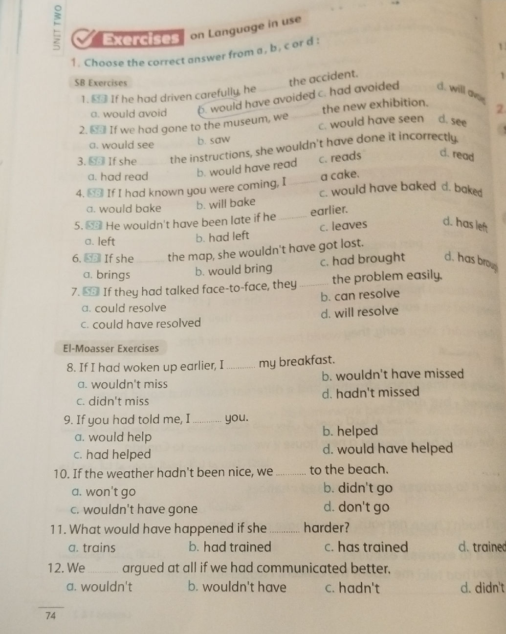 1. Choose the correct answer from a, b, c or | StudyX