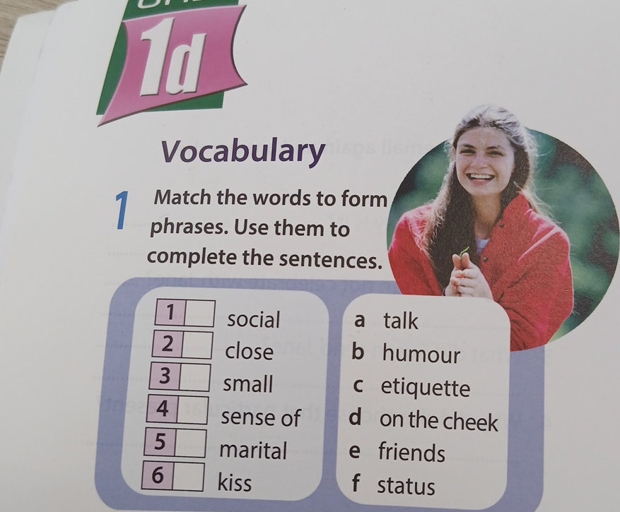 1 Match the words to form phrases. Use them | StudyX