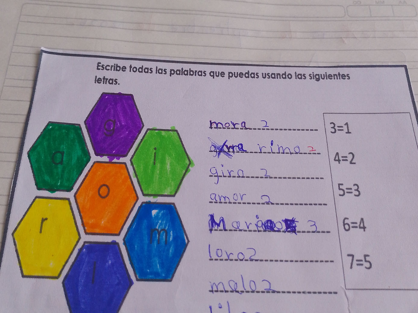 Escribe todas las palabras que puedas usando | StudyX