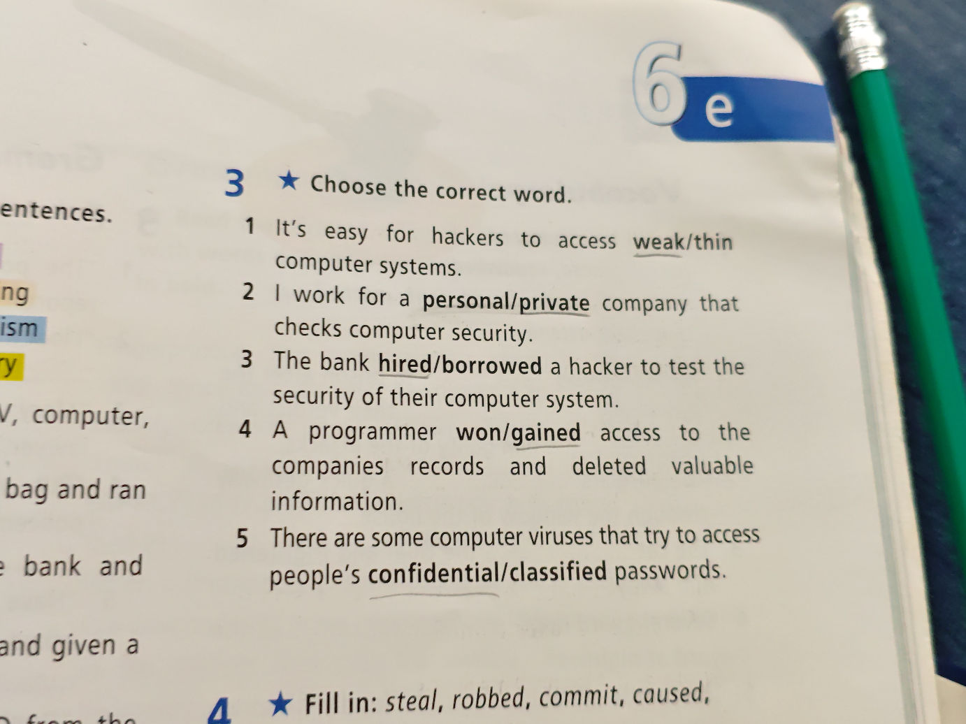 3 ★ Choose the correct word. 1 It's easy | StudyX