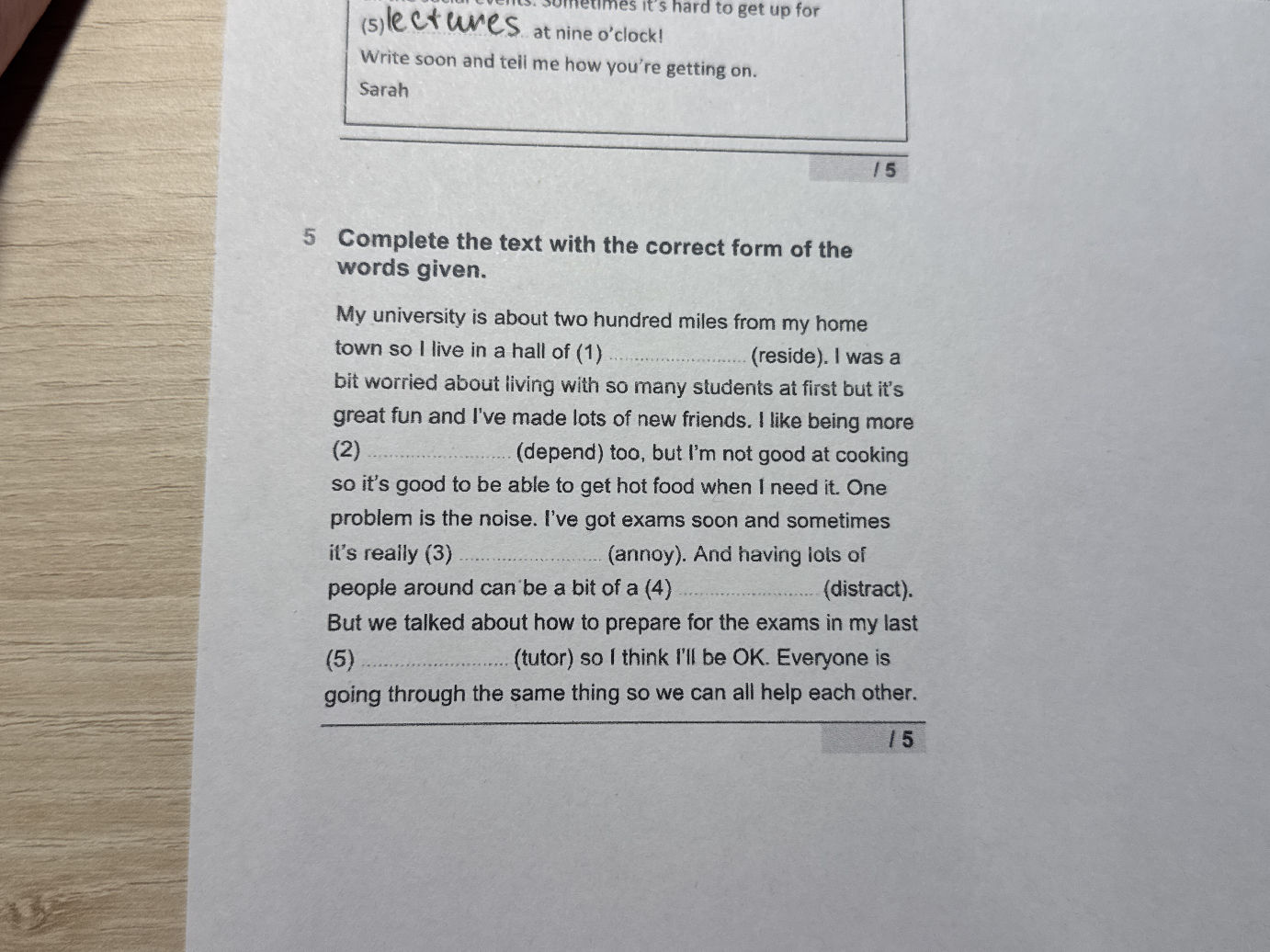 Complete the text with the correct form of | StudyX