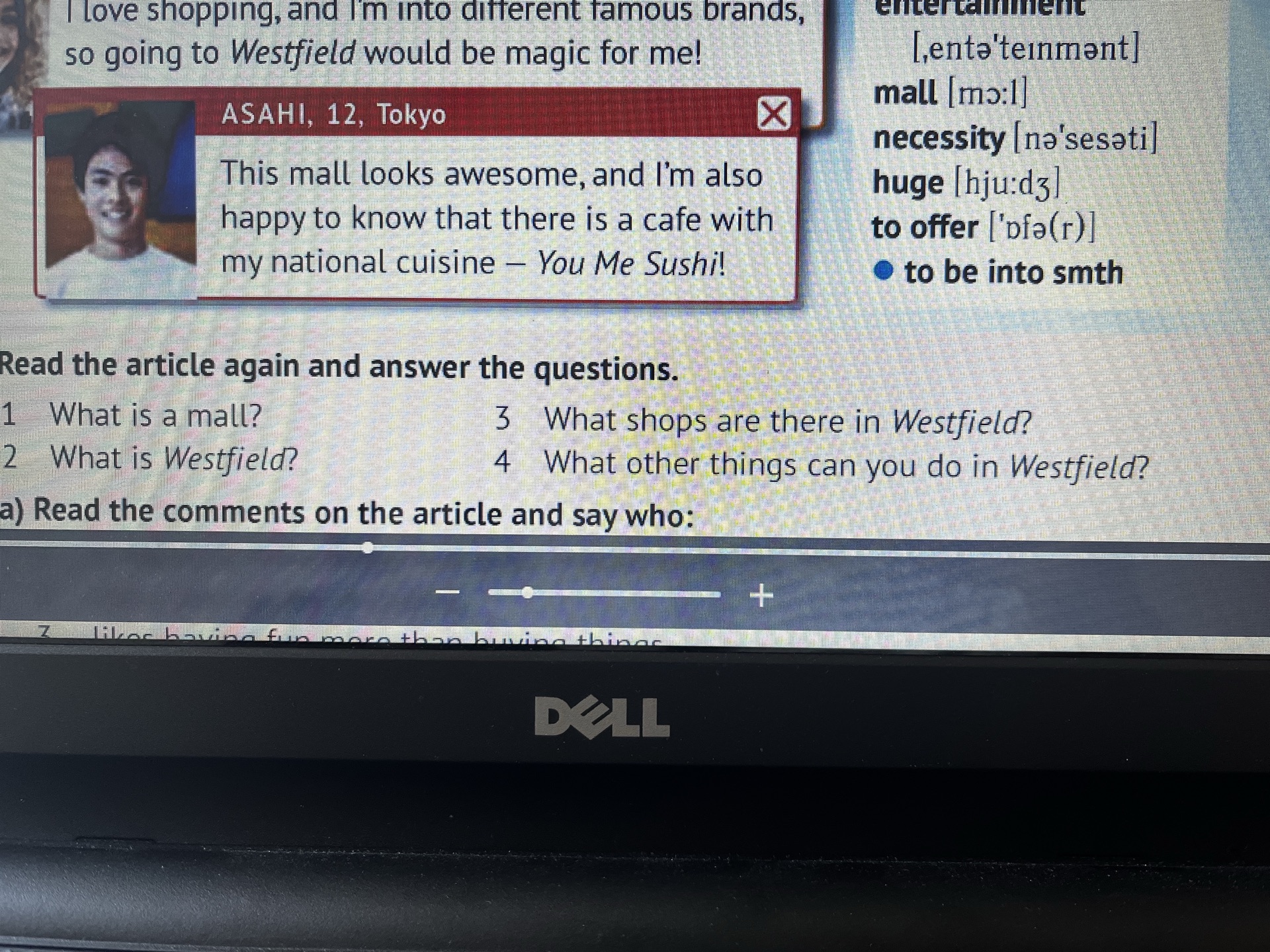 Read the article again and answer the | StudyX
