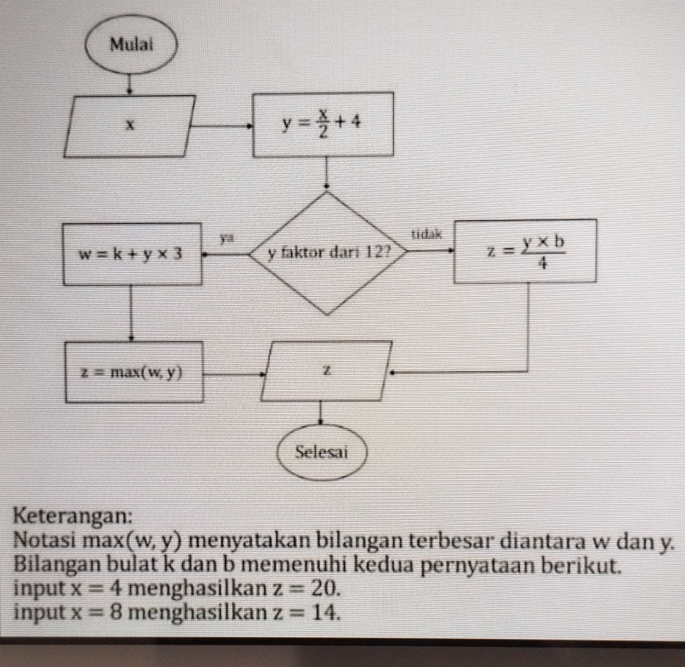 The following flowchart is given: | StudyX