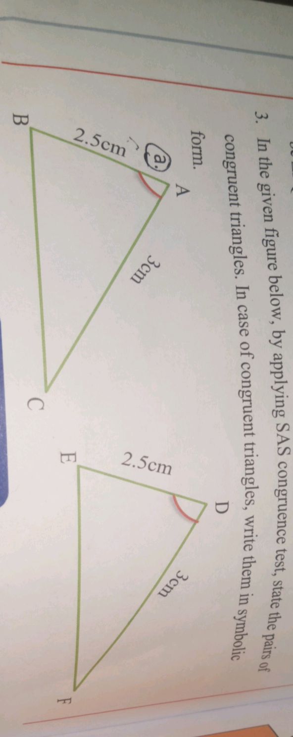 3. In the given figure below, by applying | StudyX