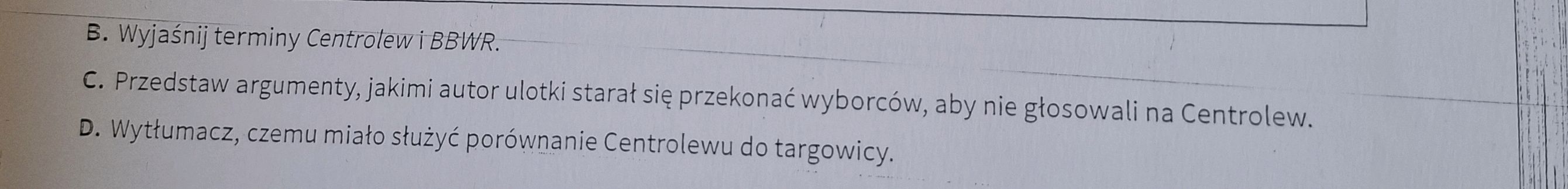B Wyja nij Terminy Centrolew I BBWR C StudyX b-wyja-nij-terminy-centrolew-i-bbwr-c-studyx