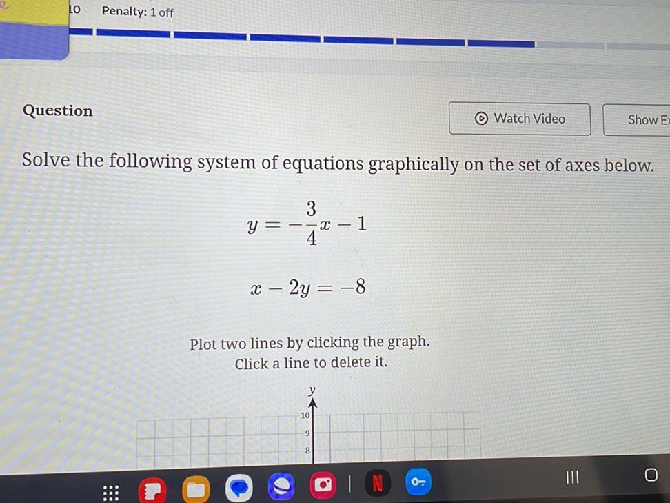 Solve the following system of equations | StudyX