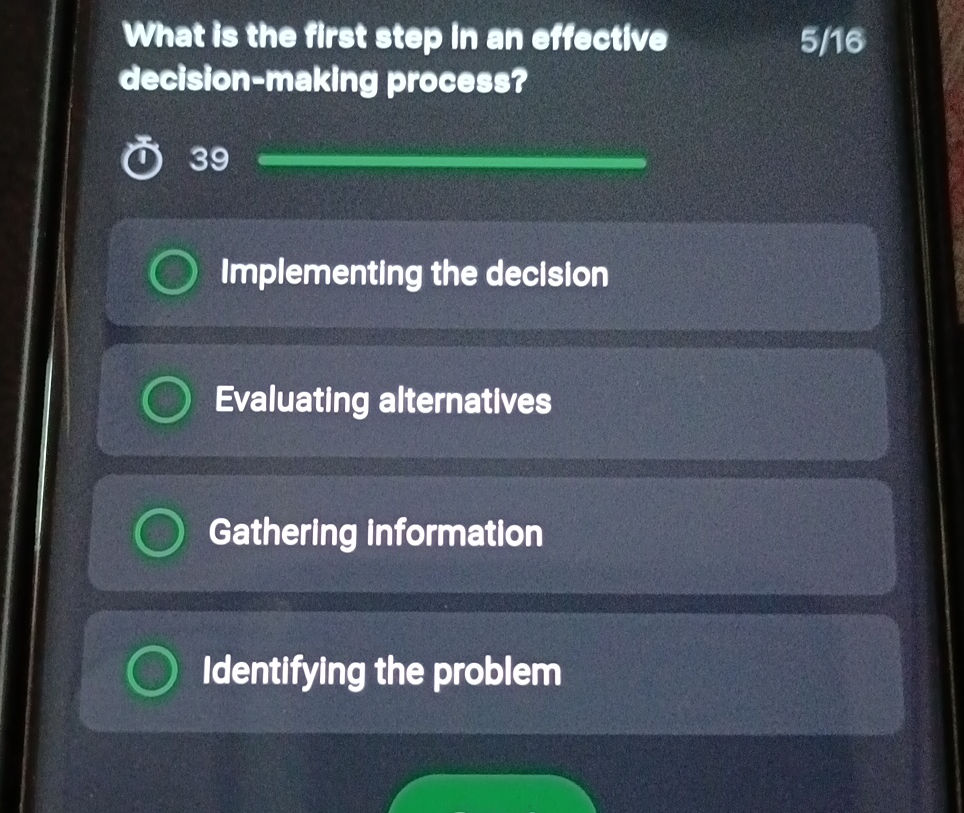 What is the first step in an effective | StudyX