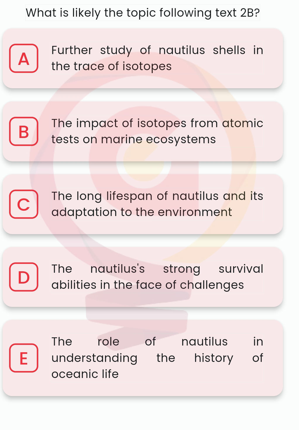 What is likely the topic following text 2B? | StudyX