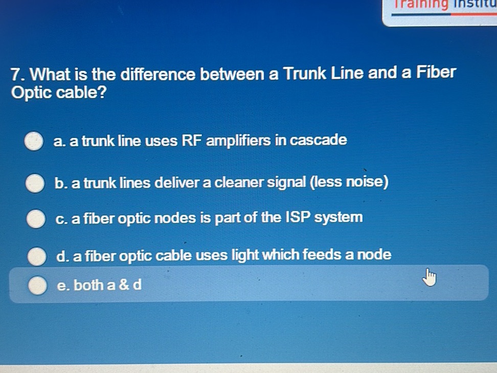 Trunk Line Types 7. What is the difference between a Trunk | StudyX