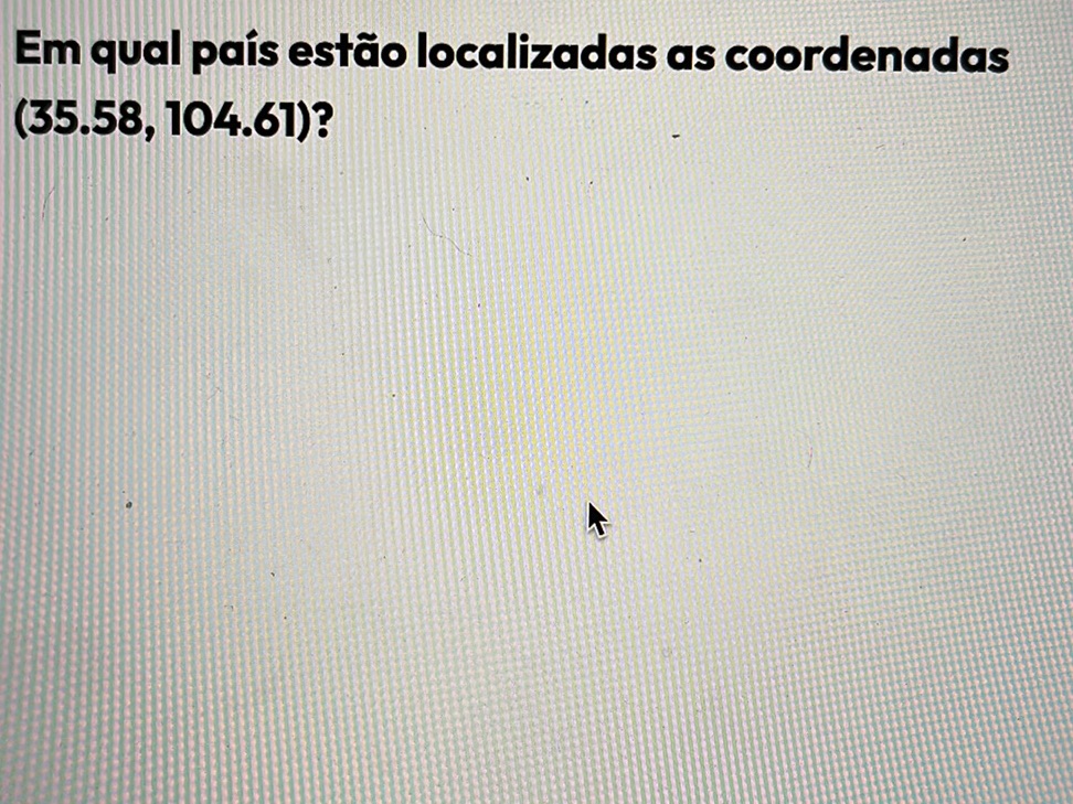 Em qual país estão localizadas as | StudyX