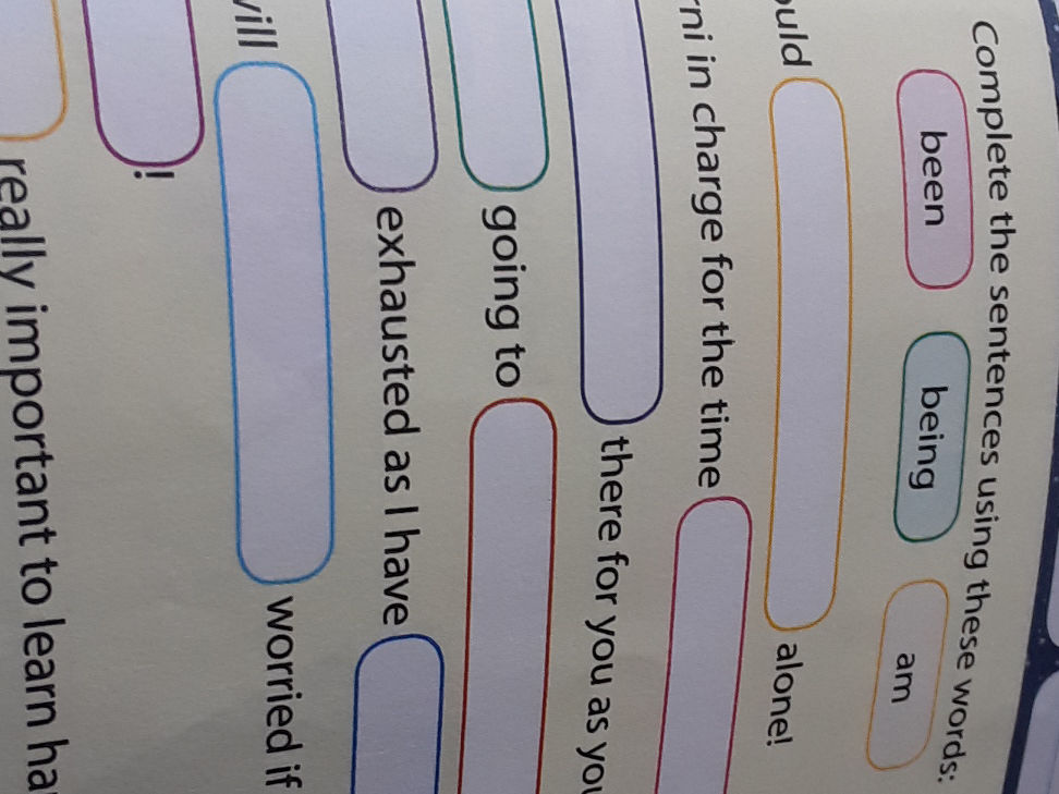Complete the sentences using these words: | StudyX