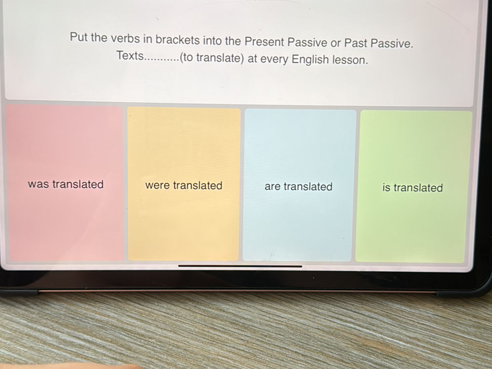 Put the verbs in brackets into the Present | StudyX