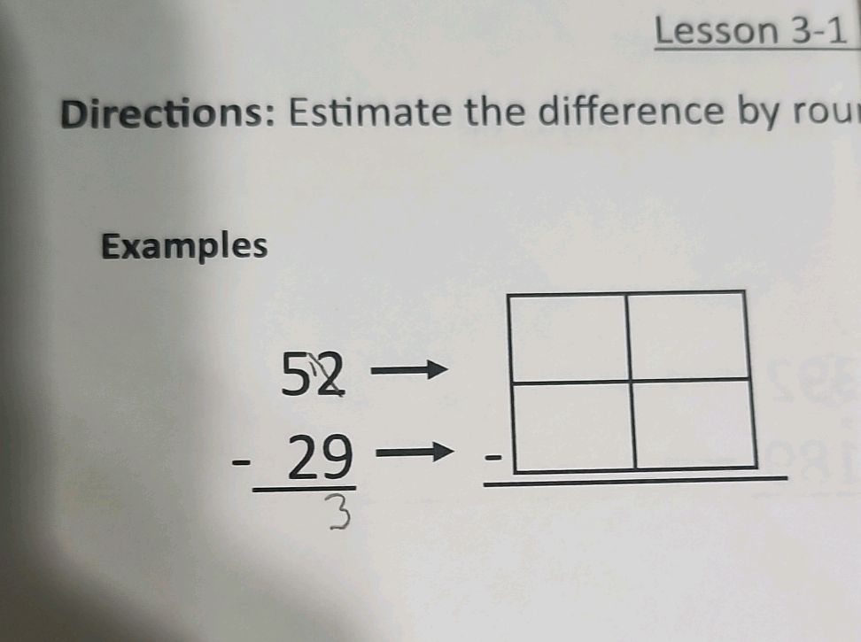 Direction Estimation Directions: Estimate the difference by rou | StudyX
