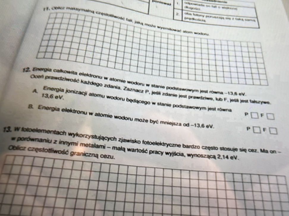 12. Energia całkowita elektronu w atomie | StudyX
