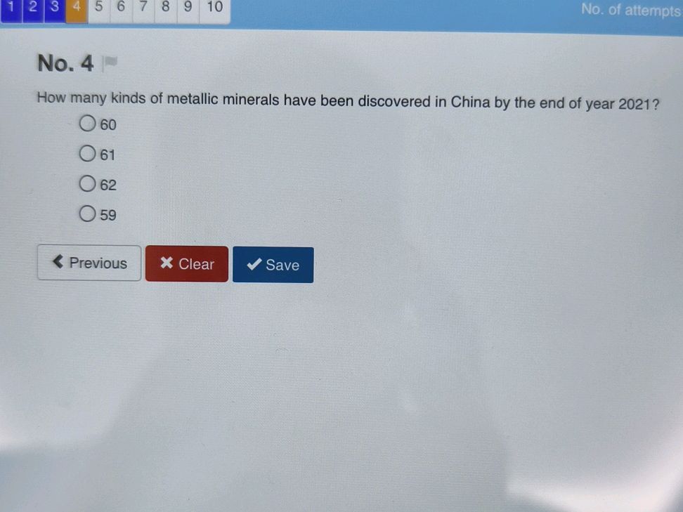 How many kinds of metallic minerals have StudyX