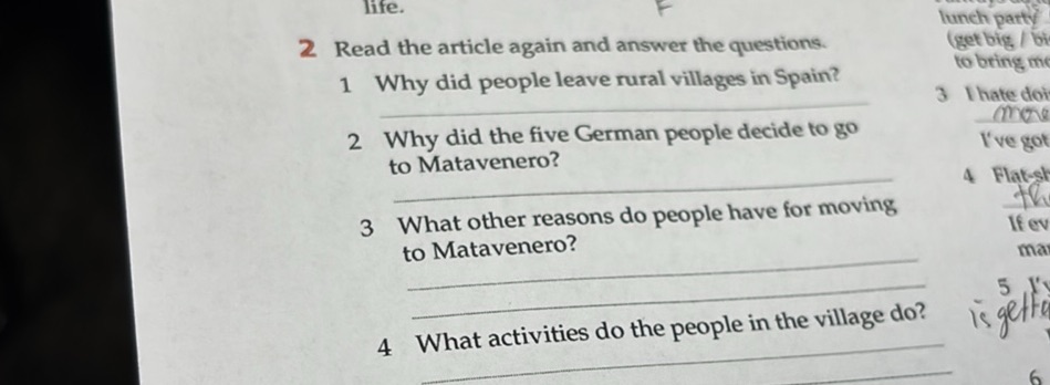 2 Read the article again and answer the | StudyX