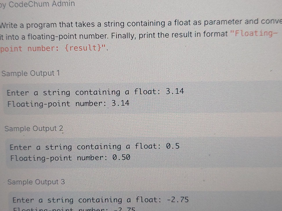 Write a program that takes a string | StudyX