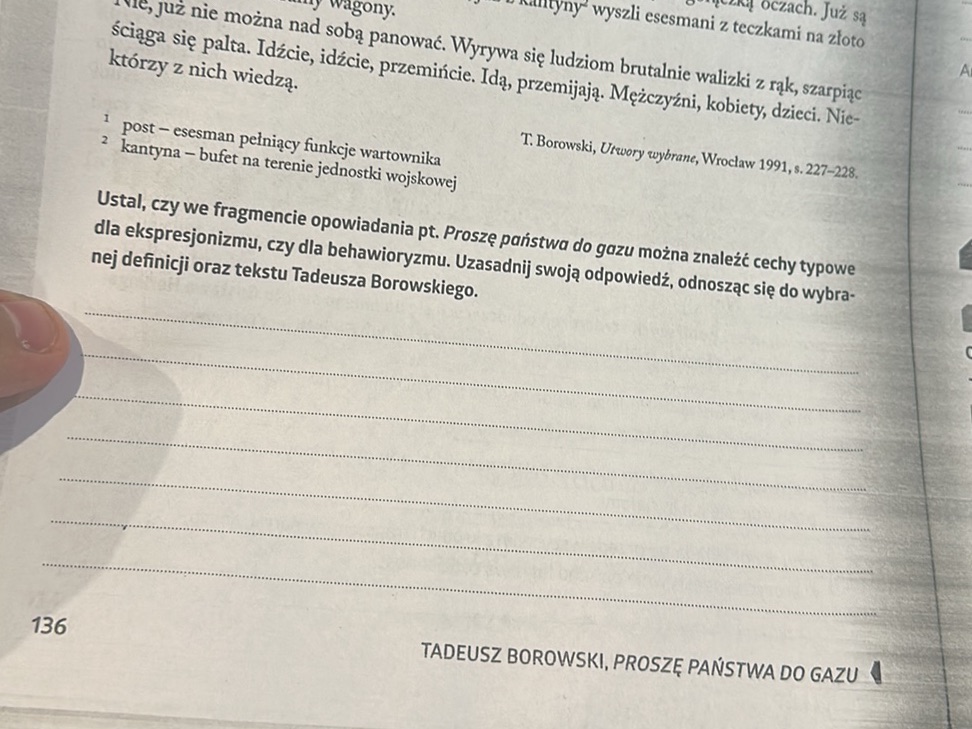 Ustal, czy we fragmencie opowiadania pt. | StudyX