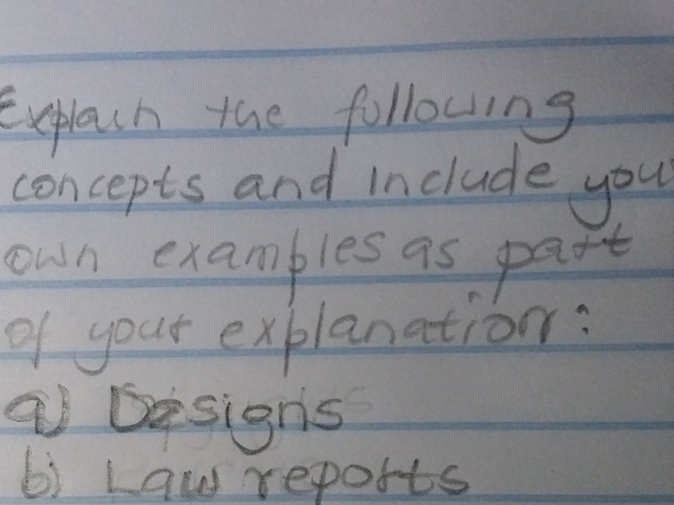 Explain the following concepts and include | StudyX