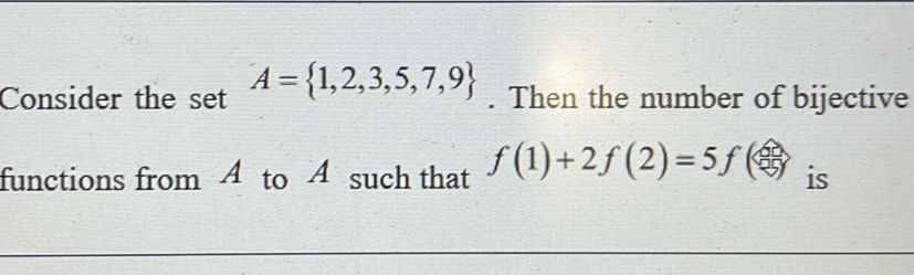 Consider the set $A = \{1, 2, 3, 5, 7, 9\}$. | StudyX